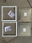 Hayward WGX1032BHF2 Square Drain Cover With Frame - White Dual Pak. Fixed Price $150.00.