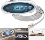Hot Tub 4 Button Topside Control Panel For 53238 Balboa Mini Oval Heat Jacket. Fixed Price $135.99.