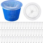 Ribbonlic 100 Pcs Pool Skimmer Socks Filter For Basket Ing.... Fixed Price $18.42.