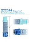 Pool Cleaner Suction Fitting Adapter Hose (X77094) New For Zodiac MX8 MX6. Fixed Price $11.99.