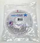 Main Drain Grate, Retro 8" Round, Moflow, W/hardware, White. Fixed Price $20.99.