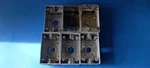 Weatherproof, Single Gang, Electrical Box, Red Dot, Perfectline, Lot 6. Fixed Price $15.00.