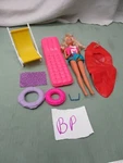 Barbie & Other Miscellaneous Toy Box Lot Bp Sun Bathing Beach Floating Raft Pink. Fixed Price $23.51.