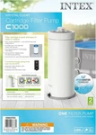 Intex 26637EG C1000 Cartridge Filter Pump For Above Ground Pools. Fixed Price $52.99.