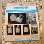 Hydrotools Pool Step Weight By Swimline Easy Install 50 Pound Capacity New!. Fixed Price $24.99.