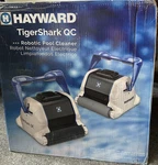 Hayward Tigershark Qc Robotic Pool Cleaner RCX70103PAK2 White/blue/black. Fixed Price $700.00.