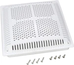 Hayward WGX1032BHF2 12-INCH White High Flow Square Drain Cover With Inner Frame. Fixed Price $143.99.