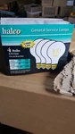 Lot Of 4 Halco 100W 130V Light Bulbs Clear A19CL100 103716. Fixed Price $12.00.