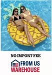 Swimline 90649 Giant 88IN Pineapple Pool Float Inflatable 2 Person Lounger. Fixed Price $39.85.