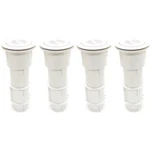 Aquastar US101 7.5" Umbrella Stands With Sleeve Center Cap White (4 Pack). Fixed Price $39.99.