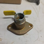 3/4" Ips Threaded Isolator Pump Flange Valve By Webstone, #40403 Used. Fixed Price $35.00.