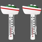 New 2-PACK Sailboat Top Floating Swimming Pool Thermometer Fahrenheit & Celsius. Fixed Price $9.99.
