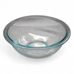 Vintage Pyrex 323 Mixing Serving Bowl Clear Blue Tint 1.5 Qt 8.5IN No Lid. Fixed Price $9.95.