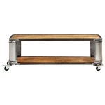 Coffee Table End Side With Castors Solid Wood Mango 39.4 Inch Vidaxl. Fixed Price $235.99.