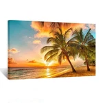 Kreative Arts Canvas Print For Home Decoration - Sunset Seascape Coco Beach M.... Fixed Price $42.07.