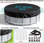 30 Ft Cover, Winter Covers For Above Ground Pools. Fixed Price $84.99.