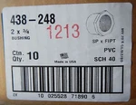 Lasco 438-248 SCH40 Reducer Bushing Sp X Fpt Qty 10. Fixed Price $53.99.