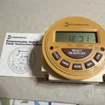 Intermatic Digital Timer 120V With Instruction Manual. PB313E Used But Works. Fixed Price $48.00.