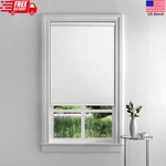 Mainstays Blackout Tear-to-fit Roller Shade 37.25" X 72" White Cordless New. Fixed Price $16.98.