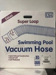 60-200D-21 Jed Pools Deluxe Super Loop Swimming Vacuum Hose 1-1/4" 21'. Fixed Price $32.99.
