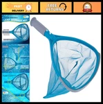 Professional Spa & Pool Leaf Skimmer Net - 9" Deep Ultra Fine Mesh, Grip Handle,. Fixed Price $23.99.