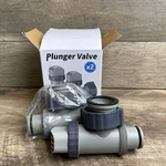(2PK) Poolhacker Swimming Plunger Valve Assembly Gray Plastic 1-1/2" Outlet. Fixed Price $22.49.