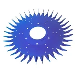 Zodiac Finned Disc - Turquoise W70329. Fixed Price $190.95.