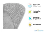 SUN2SOLAR 1600 Series Clear Round Swimming Pool Covers - (choose Size). Fixed Price $339.99.