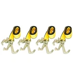 4PCS 2" X 8' Truck Winch Tie Down Straps With Rtj Cluster Hook Heavy Duty Web.... Fixed Price $82.89.