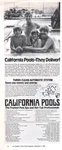 California Pools Turbo-clean Automatic System Master Vtg 1980 Mag Print Ad. Fixed Price $28.56.