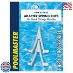 Poolmaster 37650 Swimming Maintenance Adapter Spring V Clips For Poles. Fixed Price $10.99.