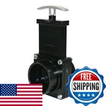 Valterra 7201M Abs Gate Valve, Black, 2" Slip, Metal Handle. Fixed Price $41.83.