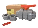Cepex Hayward Cpvc Ball Valve D-63-2" D/g 22235 280X130X160MM Epdm/ptte *new. Fixed Price $65.00.