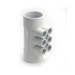672-4110 Waterway Pvc Manifold Slip X (6) 1/2" Ports White. Fixed Price $18.93.