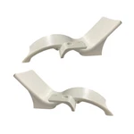 Global Pool Products Lounge Chair With Connecting Table - Outdoor Chaise. Fixed Price $1798.00.