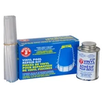 Boxer Adhesives Vinyl Pool Repair Kit 4OZ With 500 Sq Patch & Underwater Glue. Fixed Price $38.99.