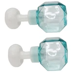 2PCS/SET Clear Blue Bathroom Refillable Soap Pump Foaming Bottle 300ML New. Fixed Price $9.11.
