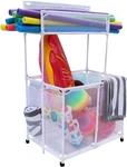 Essentially Yours Pool Storage Equipment Organizer Holder - Noodles, Toys, Balls. Fixed Price $99.75.