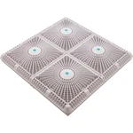 Main Drain Cover, Aquastar Star, 18" Square (4X9) W/fr, Wht, Vgb : P18101. Fixed Price $446.34.