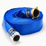 1.5" X 50 Ft Discharge Hose For Swimming Pools, Heavy Duty Pvc Lay Flat Water Ba. Fixed Price $85.10.