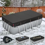 Winter Rectangular Pool Cover For 8X16 Ft Bestway/intex/coleman Frame Rectang.... Fixed Price $64.51.