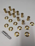 Pool Cover Anchor, Washer, & Aluminum Tamp Tool 10 Combo Pack. Fixed Price $30.00.