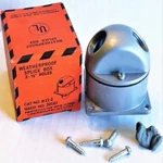 Perfectline Weatherproof Electrical Splice Box (2) 1/2" Holes With Cover Cast. Fixed Price $14.99.