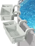 Patented Poolhacker 2025 Upgrade Sets Poolside Storage Basket - Original .... Fixed Price $51.97.
