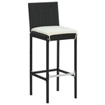 Bar Stool Seat With Cushions Island For Pub Kitchen Poly Rattan Vidaxl. Fixed Price $257.99.
