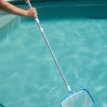 12' Silver Colored Hydrotools Adjustable Swimming Pool Telescopic Pole For. Fixed Price $36.53.