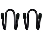 2 Pack Black Chain Link Fence Pool Hangers Tool Hooks For Storage. Fixed Price $13.99.