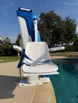Pool Chair I-swim 4 Is Fixed (i.e. Not Mobile) Autolift Ada. Fixed Price $3950.00.
