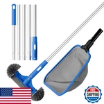 Sepetrel Deluxe Swimming Pool Cleaning Kit Including Half-deep Fine Mesh. Fixed Price $58.31.