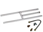 Afg Rectangular Fireplace H-burner, Ng, 18IN. X 6IN.. Fixed Price $99.99.
